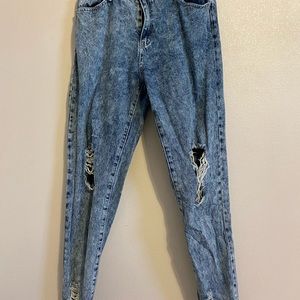 womens SHEIN blue jeans